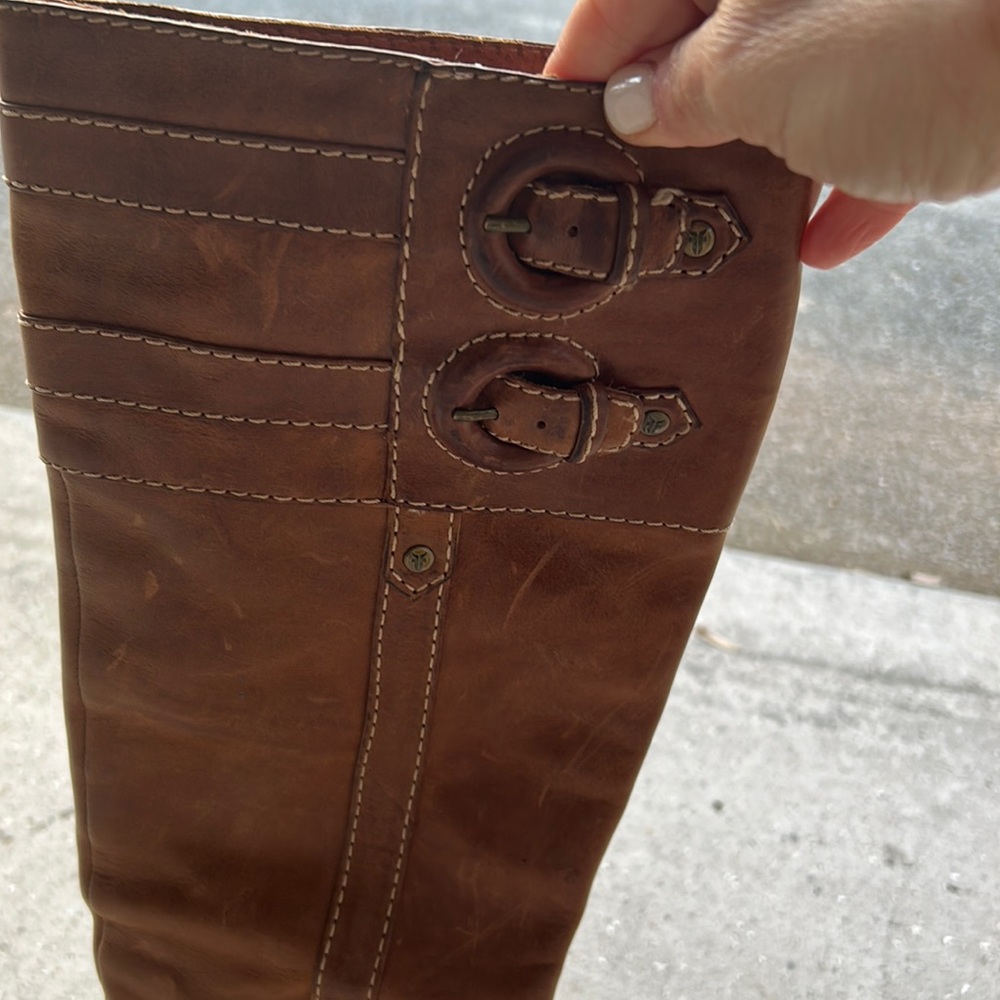 Frye high heel boots size 9